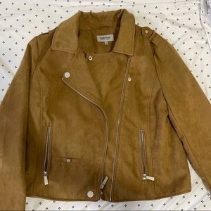 Suede Moto Jacket